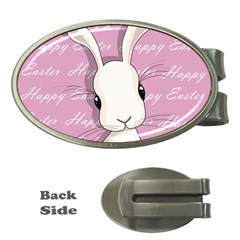 Easter Bunny  Money Clips (oval)  by Valentinaart