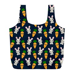 Easter Kawaii Pattern Full Print Recycle Bags (l)  by Valentinaart