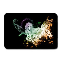 Wonderful Unicorn With Flowers Plate Mats by FantasyWorld7