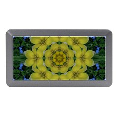 Fantasy Plumeria Decorative Real And Mandala Memory Card Reader (mini) by pepitasart