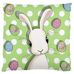 Easter Bunny  Large Cushion Case (two Sides) by Valentinaart