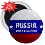 Football World Cup 3  Magnets (100 pack)