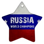 Football World Cup Star Ornament (Two Sides)
