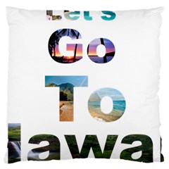 Hawaii Large Cushion Case (two Sides) by Howtobead