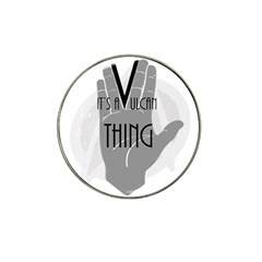 Vulcan Thing Hat Clip Ball Marker by Howtobead