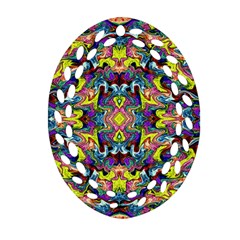 Pattern-12 Oval Filigree Ornament (two Sides)