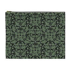 Camouflage Ornate Pattern Cosmetic Bag (xl) by dflcprints