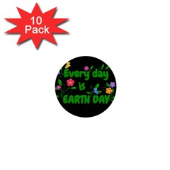 Earth Day 1  Mini Buttons (10 Pack)  by Valentinaart
