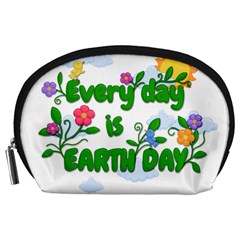 Earth Day Accessory Pouches (large)  by Valentinaart