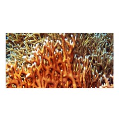 Fire Coral 1 Satin Shawl by trendistuff