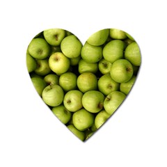 Apples 3 Heart Magnet by trendistuff