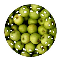 Apples 3 Ornament (round Filigree) by trendistuff