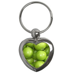 Apples 4 Key Chains (heart)  by trendistuff