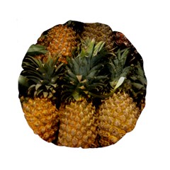 Pineapple 1 Standard 15  Premium Round Cushions by trendistuff