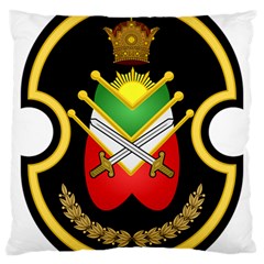 Shield Of The Imperial Iranian Ground Force Large Cushion Case (two Sides) by abbeyz71