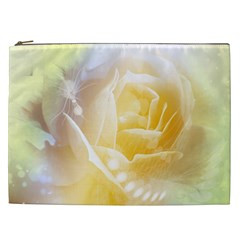 Beautiful Yellow Rose Cosmetic Bag (xxl)  by FantasyWorld7
