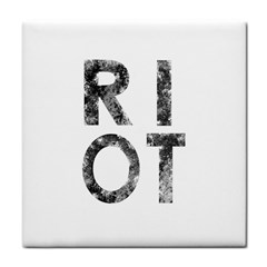 Riot Tile Coasters by Valentinaart