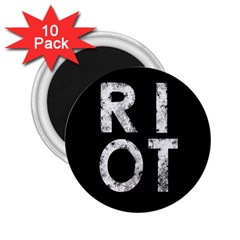 Riot 2 25  Magnets (10 Pack)  by Valentinaart