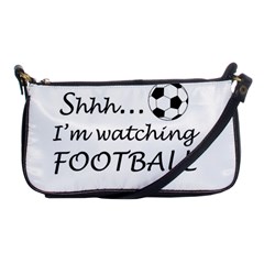 Football Fan  Shoulder Clutch Bags by Valentinaart