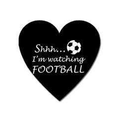Football Fan  Heart Magnet by Valentinaart