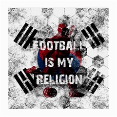 Football Is My Religion Medium Glasses Cloth by Valentinaart