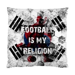 Football Is My Religion Standard Cushion Case (one Side) by Valentinaart