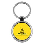 Gadsden Flag Don t tread on me Key Chains (Round)  Front