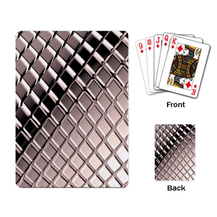 3d Abstract Pattern Playing Card