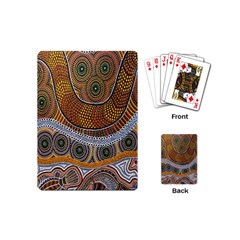 Aboriginal Traditional Pattern Playing Cards (mini)  by Sapixe