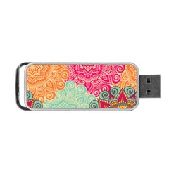 Art Abstract Pattern Portable Usb Flash (two Sides) by Sapixe