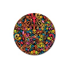 Art Traditional Pattern Magnet 3  (round) by Sapixe