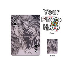 Chinese Dragon Tattoo Playing Cards 54 (mini)  by Sapixe