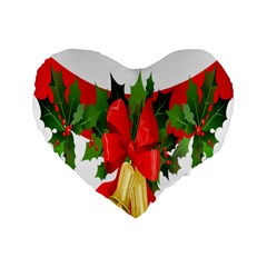 Christmas Clip Art Banners Clipart Best Standard 16  Premium Flano Heart Shape Cushions