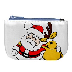 Christmas Santa Claus Large Coin Purse by Sapixe