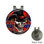 Confederate Flag Usa America United States Csa Civil War Rebel Dixie Military Poster Skull Hat Clips with Golf Markers