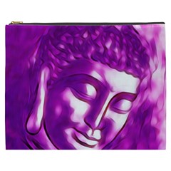 Purple Buddha Art Portrait Cosmetic Bag (xxxl) 