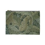 Vintage Background Green Leaves Cosmetic Bag (Large) 