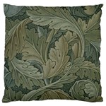 Vintage Background Green Leaves Large Cushion Case (Two Sides)