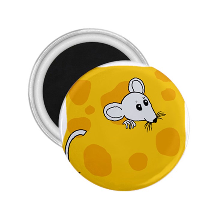 Rat Mouse Cheese Animal Mammal 2.25  Magnets