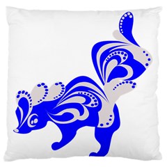 Skunk Animal Still From Large Flano Cushion Case (one Side) by Nexatart