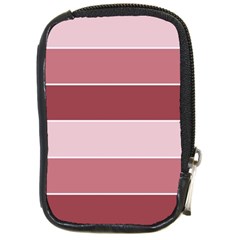 Striped Shapes Wide Stripes Horizontal Geometric Compact Camera Cases by Nexatart