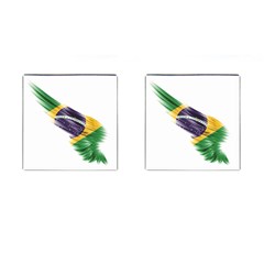 Flag Of Brazil Cufflinks (square) by Sapixe