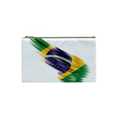 Flag Of Brazil Cosmetic Bag (small)  by Sapixe