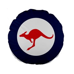 Roundel Of The Australian Air Force Standard 15  Premium Flano Round Cushions by abbeyz71