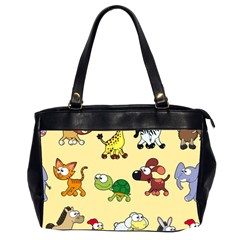 Group Of Animals Graphic Office Handbags (2 Sides)  by Sapixe