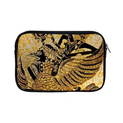 Golden Colorful The Beautiful Of Art Indonesian Batik Pattern Apple Ipad Mini Zipper Cases