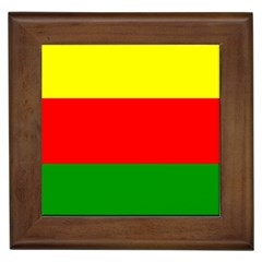 Kurdistan Kurd Kurds Kurdish Flag Framed Tiles by Sapixe