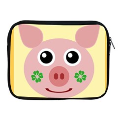 Luck Lucky Pig Pig Lucky Charm Apple Ipad 2/3/4 Zipper Cases