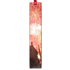 London Celebration New Years Eve Big Ben Clock Fireworks Large Book Marks by Sapixe