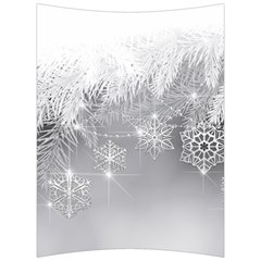 New Year Holiday Snowflakes Tree Branches Back Support Cushion